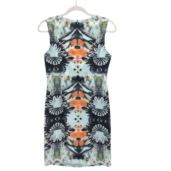 Linea Domani Limited Collection Womens Size 4 Sleeveless Printed Sheath Dress - Picture 8 of 10